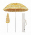 vidaXL Beach Umbrella Natural 180 cm Hawaii Style