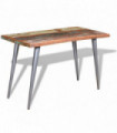 vidaXL Dining Table Solid Reclaimed Wood 120x60x76 cm
