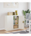 vidaXL File Cabinet White 90x40x90 cm Steel