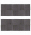 vidaXL Decking Tiles 20 pcs Grey Wash 30x30 cm Solid Acacia Wood