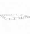 Dog Kennel Black 100 m² Steel