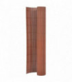 Double-Sided Garden Fence 110x500 cm Brown
