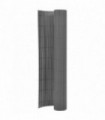 Double-Sided Garden Fence 90x400 cm Grey