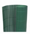 Double-Sided Garden Fence PVC 90x300 cm Green