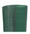 Double-Sided Garden Fence PVC 90x500 cm Green