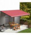 vidaXL Replacement Fabric for Awning Burgundy Red 6x3 m