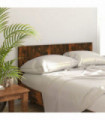 Bed Headboard Smoked Oak 160x1.5x80 cm Engineered Wood