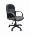 HOMCOM Swivel Executive Office Chair PU Leather Computer Desk Chair Office Furniture Gaming Seater - Black