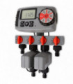 vidaXL Automatic Irrigation Timer with 4 Stations 3 V