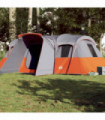 vidaXL Family Tent Tunnel 16-Person Grey Waterproof