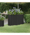 vidaXL Garden Raised Bed Powder-coated Steel 114x40x68 cm Anthracite