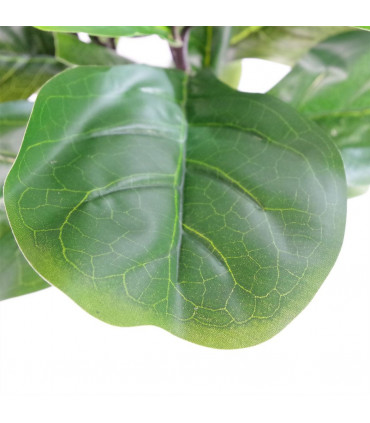 Large Artificial Fiddle Fig Tree 120cm (4ft) Green Botanically Accurate