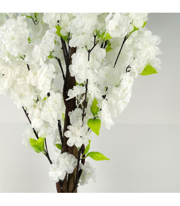 150cm Artificial White Blossom Tree