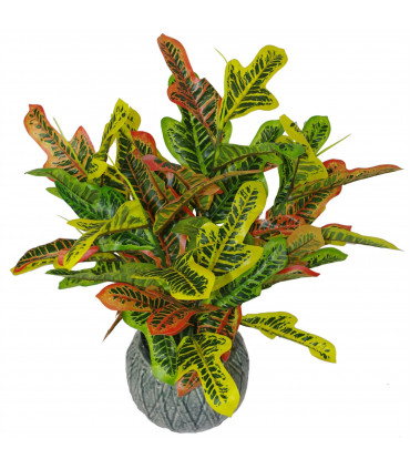 65cm Artificial Codiaeum Multicoloured House Plant