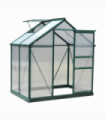 1.9x1.3x2 m Walk-In Mini Greenhouse-Dark Green Frame