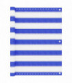 Balcony Screen Blue and White 75x500 cm HDPE