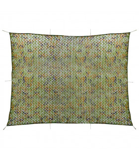 Camouflage Net with Storage Bag 2x4 m Green