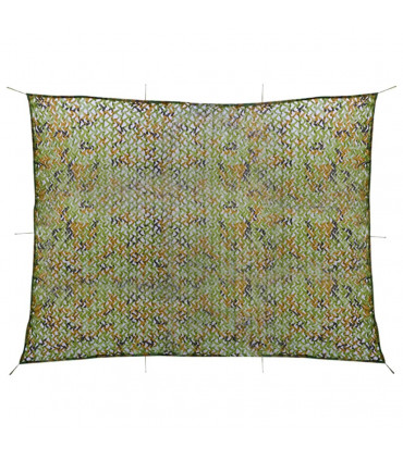 Camouflage Net with Storage Bag 2x4 m Green