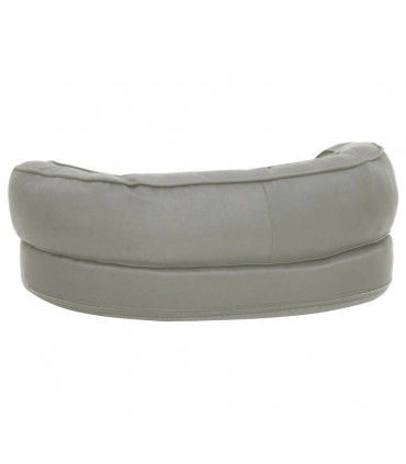 Ergonomic Dog Bed Mattress 60x42 cm Linen Look Grey