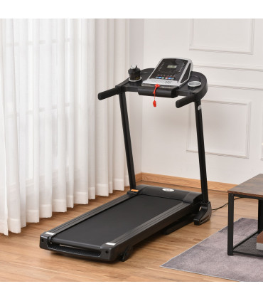 Folding 12km/h Electric Treadmill Running Machine Incline LED Display HOMCOM