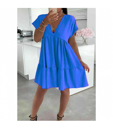 Ladies Italian V Neck Smoke Dress