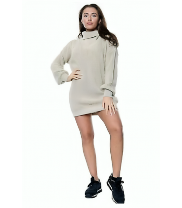 Ladies Polo Knitted Florecent Jumper