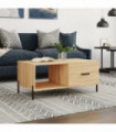 vidaXL Coffee Table Sonoma Oak 90x50x40 cm Engineered Wood
