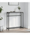 vidaXL Console Table Grey Sonoma 75x19.5x75 cm Engineered Wood