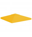 2-Tier Gazebo Top Cover 310 g/m² 3x3 m Yellow