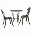 3 Piece Bistro Set Cast Aluminium