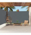 Retractable Side Awning Anthracite 220x600 cm