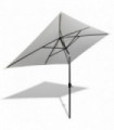 Parasol 200 x 300 cm Sand White Rectangular