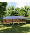 vidaXL Professional Party Tent 4x9 m Anthracite 90 g/m²