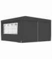 Professional Party Tent with Side Walls 4x4 m Anthracite 90 g/m?