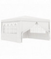 Professional Party Tent with Side Walls 4x4 m White 90 g/m?