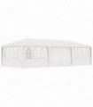 Professional Party Tent with Side Walls 4x9 m White 90 g/m?
