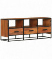 TV Cabinet 110x30x45 cm Solid Acacia Wood