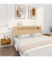 Wall-mounted Bedside Cabinets 2 pcs Smoked Oak 50x36x25 cm