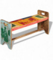 vidaXL Cola Bench Solid Reclaimed Wood 100x30x50 cm