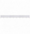 9-panel Wind Screen Fabric 1200x160 cm Sand White