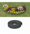 Garden Edgings 4 pcs Grey 10 m 10 cm Polyethylene