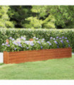 vidaXL Garden Raised Bed Rusty 320x40x45 cm Corten Steel