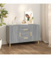 Sideboard Grey Sonoma 100x36x60 cm Engineered Wood