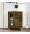 Sideboard Smoked Oak 69,5x34x90 cm Engineered Wood