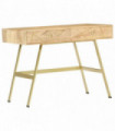 Writing Desk with Drawers 100x55x75 cm Solid Mango Wood