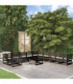 vidaXL 11 Piece Garden Lounge Set Solid Pinewood