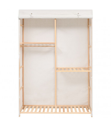 3-Tier Clothes Wardrobe 110x40x170 cm