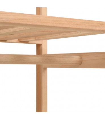 3-Tier Clothes Wardrobe 110x40x170 cm