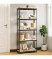 vidaXL 5-Layer Storage Shelf Anthracite Steel&Engineered Wood