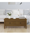 Coffee Table Honey Brown 100x50x40 cm Solid Wood Pine